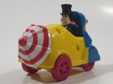 1991 McDonald's Batman Returns Penguin in Umbrella Roto-Roadster Car 3" Long Plastic Toy Figure Vehicle