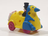 1991 McDonald's Batman Returns Penguin in Umbrella Roto-Roadster Car 3" Long Plastic Toy Figure Vehicle