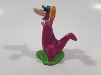 Rare 1997 Hanna Barbera The Flintstones Dino Playing The Tambourine 3" Tall Plastic Toy Figure