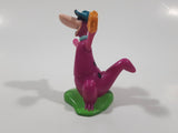Rare 1997 Hanna Barbera The Flintstones Dino Playing The Tambourine 3" Tall Plastic Toy Figure