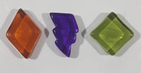 Harry Potter Ron, Harry, and Spells Stone Plastic Gems Lot of 3