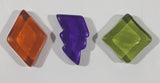 Harry Potter Ron, Harry, and Spells Stone Plastic Gems Lot of 3