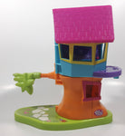 2002 Origin Products Polly Pocket Magnetic Treetop Clubhouse Treehouse 7 1/2" Tall Plastic Play Set