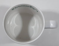 1978 Enesco Jim Davis Garfield Christmas Tip No. 1 "Leave Something For Santa" 3 1/2" Tall Ceramic Coffee Mug Cup