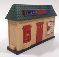 1989 New Bright Holiday Time Village Station Plastic Train Toy