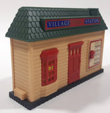 1989 New Bright Holiday Time Village Station Plastic Train Toy