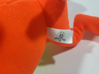 2014 Toy Factory Warner Bros Looney Tunes Taz Neon Orange 14" Tall Plush Toy Character