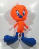 2014 Toy Factory Warner Bros Looney Tunes Tweety Bird Neon Orange 14" Tall Plush Toy Character