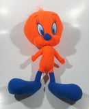 2014 Toy Factory Warner Bros Looney Tunes Tweety Bird Neon Orange 14" Tall Plush Toy Character