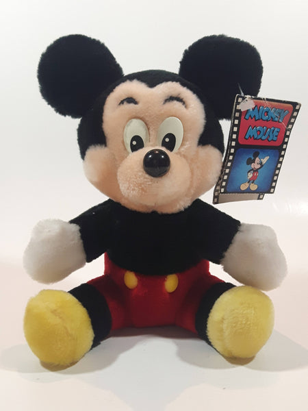 Disneyland Walt Disney World Mickey Mouse 8" Tall Stuffed Toy Character with Tags