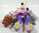 Disney Minnie Mouse Purple Butterfly with Easter Egg Basket 10" Tall Stuffed Plush Toy Character