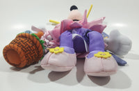 Disney Minnie Mouse Purple Butterfly with Easter Egg Basket 10" Tall Stuffed Plush Toy Character