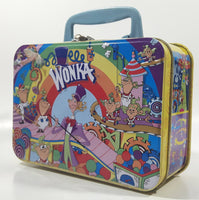 Willy Wonka's Candy Factory Embossed Tin Metal Lunch Box