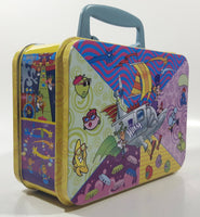 Willy Wonka's Candy Factory Embossed Tin Metal Lunch Box