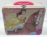 Disney Beauty and The Beast Bell Riding Phillipe The Horse Tin Metal Lunch Box