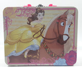 Disney Beauty and The Beast Bell Riding Phillipe The Horse Tin Metal Lunch Box