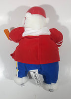 Very Hard To Find Coca Cola Polar Bear Ice Hockey Player 8" Tall Toy Stuffed Animal Plush Mascot Character