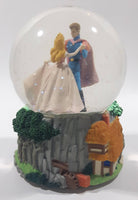 Enesco Disney Sleeping Beauty Musical Music Box Resin Glass Snow Globe Plays Sleeping Beauty Waltz