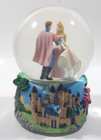 Enesco Disney Sleeping Beauty Musical Music Box Resin Glass Snow Globe Plays Sleeping Beauty Waltz