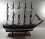 Vintage Estrellas Del Mar No. 212 German Clipper Deutschdlan Wood Tall Ship Model Large 33" Long