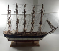 Vintage Estrellas Del Mar No. 212 German Clipper Deutschdlan Wood Tall Ship Model Large 33" Long