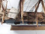 Vintage Estrellas Del Mar No. 212 German Clipper Deutschdlan Wood Tall Ship Model Large 33" Long