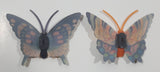 Colorful Butterflies Plastic Fridge Magnet Set of 2