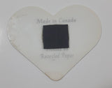 "This above all - to thine own self be true" Wm. Shakespeare Hamlet Heart Shaped Thin Laminated Recycled Paper Fridge Magnet