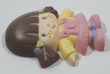 Mangelsen's Miniature Collection Girl in Pink Plastic Fridge Magnet Made in Hong Kong