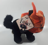 Sears Exclusive Friday Halloween Black Cat 9" Tall Toy Stuffed Plush Animal New with Tags