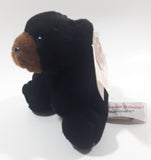 The Stuffed Animal House Maplefoot Babies Molasses Black Bear 4 1/2" Tall Toy Stuffed Animal Plush New with Tags