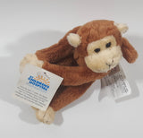 Blue Loyal Monty the Monkey 7" Tall Toy Stuffed Plush Animal with Magnetic Hands New with Tags