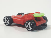 Kinder Surprise MPG #11 Orange and Green Plastic Snap Together Toy Race Car Vehicle