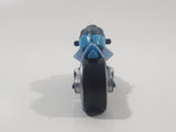 Kinder Surprise Justice League MPG DE115 Blue and Grey Plastic Snap Together Toy Motor Cycle Vehicle