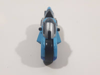 Kinder Surprise Justice League MPG DE115 Blue and Grey Plastic Snap Together Toy Motor Cycle Vehicle
