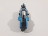 Kinder Surprise Justice League MPG DE115 Blue and Grey Plastic Snap Together Toy Motor Cycle Vehicle