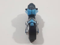 Kinder Surprise Justice League MPG DE115 Blue and Grey Plastic Snap Together Toy Motor Cycle Vehicle