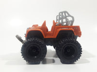 2011 McDonald's Tonka Garage Monster Truck Orange Plastic Die Cast Toy Car Vehicle with Winch