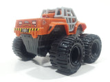 2011 McDonald's Tonka Garage Monster Truck Orange Plastic Die Cast Toy Car Vehicle with Winch