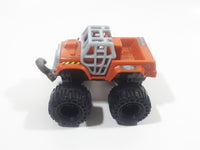 2011 McDonald's Tonka Garage Monster Truck Orange Plastic Die Cast Toy Car Vehicle with Winch