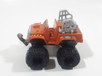 2011 McDonald's Tonka Garage Monster Truck Orange Plastic Die Cast Toy Car Vehicle with Winch