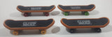2010 McDonald's LFL Star Wars Clone Wars 3 3/4" Long Fingerboard Skateboards Toys Lot of 4