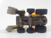 2001 Maisto Hasbro Tonka Lil Chuck & Friends Excavator Scoop Hands Dump Truck Yellow Die Cast Toy Car Vehicle