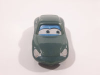 2006 McDonald's Disney Pixar Cars Sally Porsche Light Green Pullback Plastic Die Cast Toy Car Vehicle