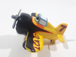 2005 Maisto Tonka Hasbro Lil Chuck & Friends LCA-07 Yellow Die Cast Toy Airplane