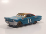 Disney Pixar Cars #11 Mario Andretti Teal Blue Green 427 C.I. Die Cast Toy Race Car Vehicle