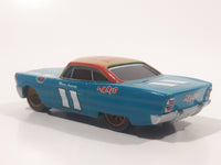 Disney Pixar Cars #11 Mario Andretti Teal Blue Green 427 C.I. Die Cast Toy Race Car Vehicle
