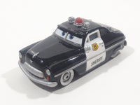 Disney Pixar Cars '49 Merc Police Sheriff Cop Car Black and White Die Cast Toy Car Vehicle