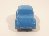 Rare 1980s Lars Kjellme AB Sweden Volkswagen Beetle Blue Plastic Die Cast Toy Car Vehicle