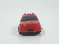 Unknown Brand Fire Rescue Coupe Red Plastic Die Cast Toy Car Vehicle